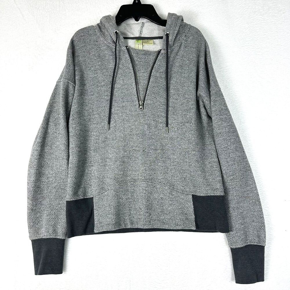 Halcyon Pullover Hoodie Women's Size Small Gray 1/2 Zip